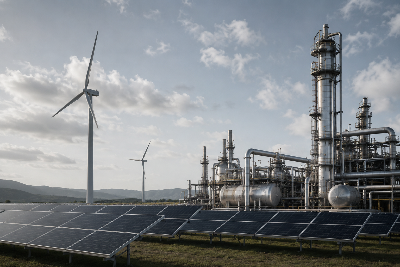 Transición energética: renovables y refinería